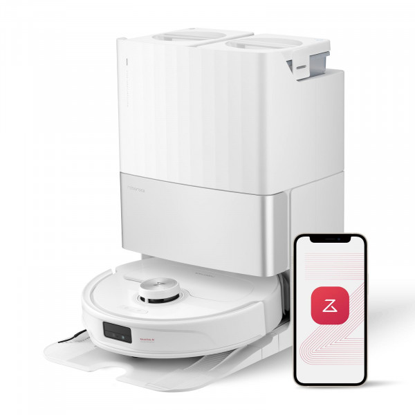 Roborock Qrevo Master Robot Vacuum and MOP Combo, succión de 10,000pa, cepillo y trapeador de diseño flexible, lavado y secado para trapeadores de automóvil
