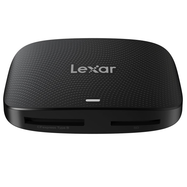 LEXAR Professional CFEXpress Tipo B / SD USB 3.2 Gen 2 Reader, velocidades de transferencia de hasta 10 Gbps, diseñadas para tarjetas CFEXpress tipo B y SD (LRW520U-RNBNG)