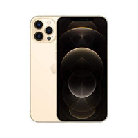 Apple iPhone 12 Pro Max, 128 GB, Gold - Desbloqueado (Premio renovado)