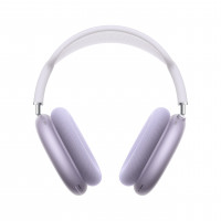 Auriculares de la oreja inalámbrica de Apple AirPods Max, cancelación de ruido activo de nivel profesional, modo de transparencia, audio espacial personalizado, carga USB-C, auriculares Bluetooth para iPhone-Purple Purple
