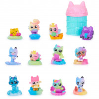 Gabby’s Dollhouse, Mini Figuras de manchas manchas 12 (exclusivo de Amazon) figuras de juguetes con temas de arco iris y juegos para niños para edades de 3 años y arriba