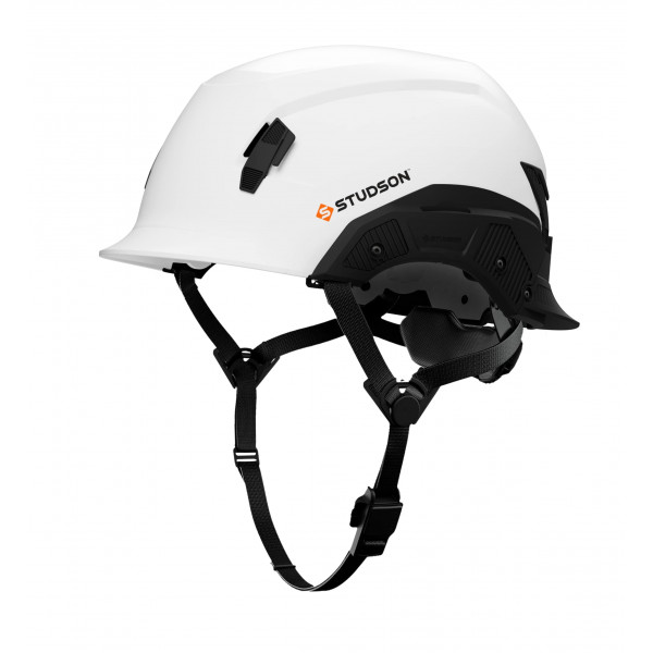 Studson SHK-1 Casco de seguridad no ventido-Tipo 2 Clase E (blanco, M/L 53-59cm)