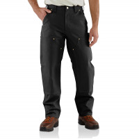 Carhartt B01 B01 Firma heterosexual Duck Double Dungaree, negro