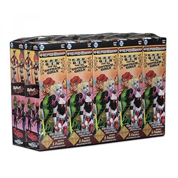 Herclix Harley Quinn y Gotham Girls Booster Box Brick (
