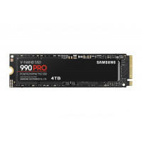 Samsung 990 Pro SSD 4TB PCIE 4.0 M.2 2280 Disco duro de estado sólido interno, seq. Lea las velocidades de hasta 7.450 MB/s para estaciones de trabajo de computación, juegos y de alta resistencia, MZ-V9P4T0B/AM
