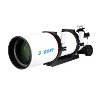 SVBONY SV550 APO Triplet Refractor, 80 mm F6 OTA con enfoque de rap de micro-reducción, adultos telescopios portátiles para astrofotografía y visual de cielo profundo