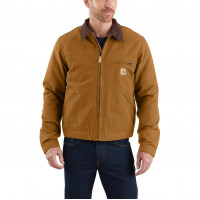 Carhartt para hombre Relajado Fit de pato Detroit Jacket Detroit Work Sear Sears, Carhartt Brown, Small US
