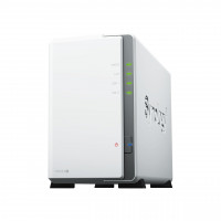 Synology DS223J 2-Bay DiskStation NAS (Realtek RTD1619B 4 núcleos 1.7 GHz 1GB DDR4 RAM 1XRJ-45 1GBE LAN-PORT) 24TB BUNDLE CON 2X 12TB WD RED MÁS