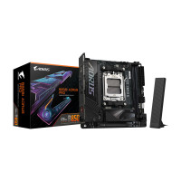 Gigabyte B850i Aorus Pro AMD AM5 LGA 1718 Motherboard, Mini-ITX, DDR5, 2x M.2, PCIe 5.0, USB-C, WiFi7, 2.5GBE LAN, EZ-Latch, Garantía de 5 años