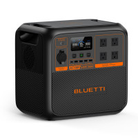 Bluetti Potel Power Station AC180P, 1440WH LIFEPO4 Batería de respaldo con 4 1800W (elevación de energía de 2700 W), 0-80% en 45 minutos, generador solar para acampar, salida de la red, salida de energía