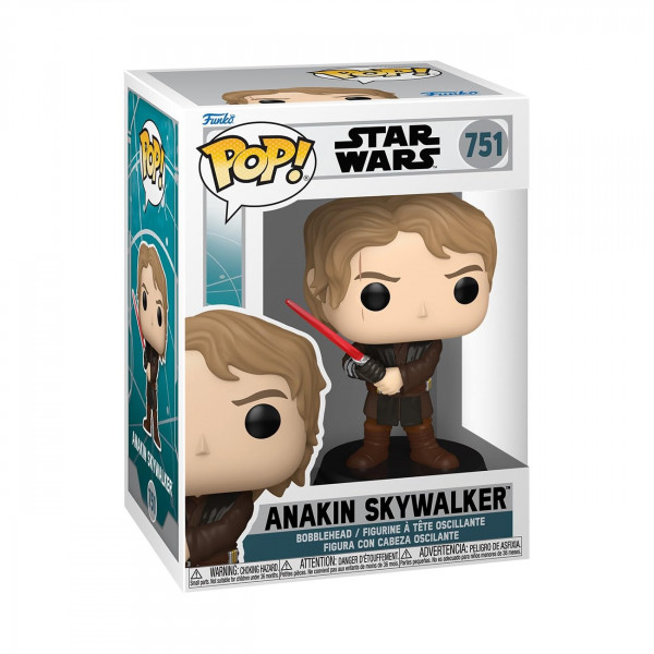 Funko Pop Star Wars: Ahsoka - Anakin Skywalker - Star Wars Ahsoka - Figura de vinilo coleccionable - Idea de regalo - Mercancía oficial - para niños y adultos - Fans de televisión - Figura modelo para coleccionistas
