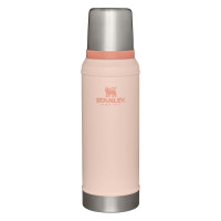 Botella de boca ancha aislada de STANLEY Classic - Limestone - Thermos de acero inoxidable 18/8 sin BPA para bebidas frías y calientes - 1.0 Qt