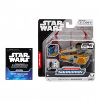 Star Wars Micro Galaxy Squadron Jedi Interceptor (Edición Armada) Mystery Bundle-Vehículos de 3 pulgadas y 2.5 pulgadas con accesorios (exclusivo de Amazon)