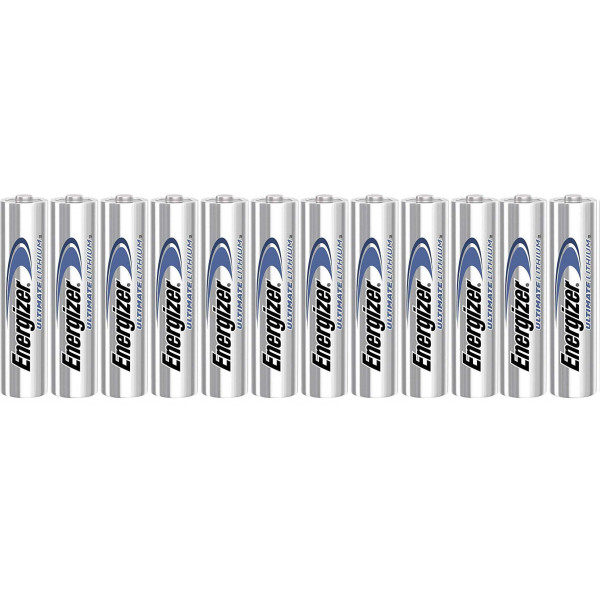 Energizer Ultimate Lithium AA 12 Battery Super Pack.