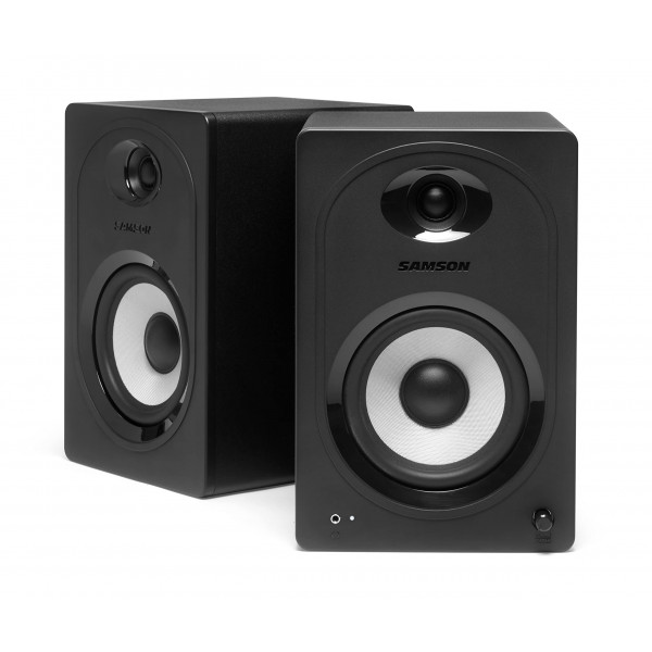 Samson Mediaone M50BT 5 Monitores de estudio Bluetooth alimentados - pares