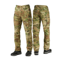 Pantalones tácticos originales de Tru-Spec 24-7 para hombres: pantalones de trabajo de carga duraderos y resistentes al agua con aperturas de transporte y rodilla ocultos, multicam-52W x 37L