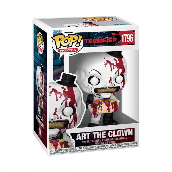 ¡Funko Pop! Películas: Terrifier 2 - Art the Clown (con cabeza) - Figura de vinilo coleccionable - Idea de regalo - Mercadería oficial - Juguetes para niños y adultos - Fans de películas - Figura para coleccionistas y exhibición