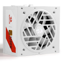 Redragon RGMS-1200W PRO 80+ Gold de 1200 vatios Fuente de alimentación con ATX 3.1 y PCIe 5.1 Tamaño completamente modular, compacto de 150 mm, ventilador de ruido de bajo Eco Smart, condensadores 100% japoneses, cables de modos completos completos