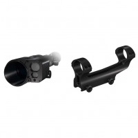 ATN Auxiliary Ballistic Smart Laser Rillfinder con Bluetooth + Montaje de desparasque rápido ATN para tubo de alcance de 30 mm, negro