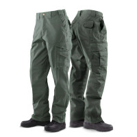 Pantalones tácticos originales de TRU-SPEC 24-7 para hombres: pantalones de trabajo de carga duraderos y resistentes al agua con aperturas de transporte y rodilla ocultos, Olive Drab-32W x 32L