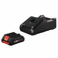 Bosch GXS18V-15N15 Kit de inicio de 18V con (1) Core18v 4 AH Batería de energía avanzada y cargador de batería estándar de 18V