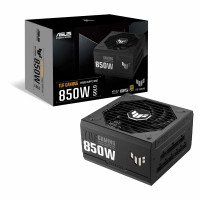 ASUS TUF Gaming 850W Gold (850 vatios, ATX 3.0 Compatible, suministro de energía totalmente modular, más de 80 más de oro, componentes de grado militar, rodamiento de bolas duales, ventilador de tecnología axial, recubrimiento de PCB, garantía de 10 años)