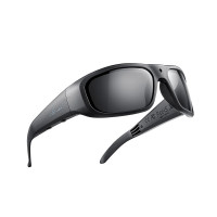 Oho 32GB Camera Gafas, 24m resolución 1080p Gafas inteligentes con lente de gafas de sol UV400 para deporte al aire libre, unisex