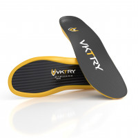 Plantillas de rendimiento de fibra de carbono de oro vktry: zapatos no creados, inserciones personalizadas: baloncesto, voleibol y más | correr rápido, saltar alto, terreno suave, recuperación de soporte, US M14-14.5, W16-16.5, 171-220LB