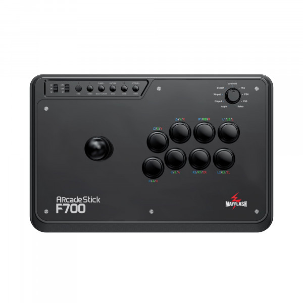 Mayflash Arcade Stick F700 para PS5, PS4, Switch, Switch 2, Windows, Apple, Android y más. Fight Stick Support Wireless Bluetooth, receptor 2.4G y conexión con cable