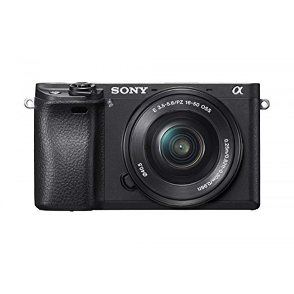 Sony Alpha A6300 ILCE6300M/B 24.2 MP Cámara digital sin espejo con F3.5-5.6 OSS Zoom Lens, E 18-135 mm, negro