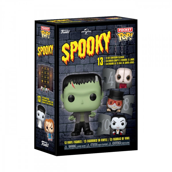 ¡Funko Pop! Calendario de cuenta regresiva de Pocket Pop: cuenta regresiva espeluznante de 13 días