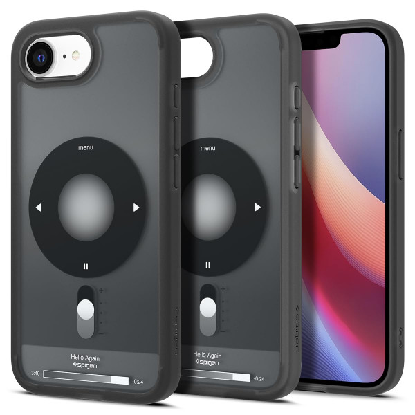 Spigen for iPhone 16E Case, Ultra Hybrid MagFit [compatible con accesorios de Magsafe] [anti-amarillo] [Protección de grado militar]-Black clásico