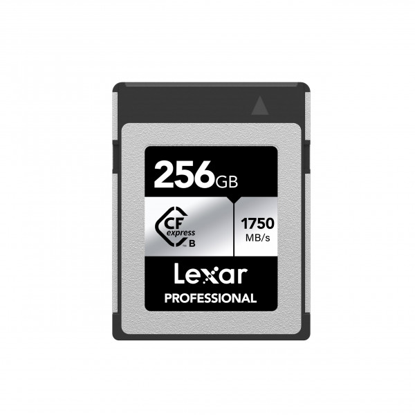 LEXAR 256GB CFEXPRESS TIPO B TARJETA DE MEMORIA DE SILVER SILVER, para fotógrafos, camarógrafos, hasta 1750/1300 MB/s, video de 8k (LCXEXSL256G-Rneng)