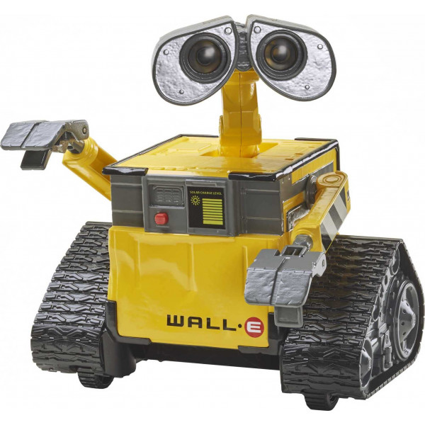 Mathel Disney Pixar Wall • E Hello Wall • E Robot de control remoto juguete 9.5-in (24 cm) de altura, regalo para niños para edades de 4 años