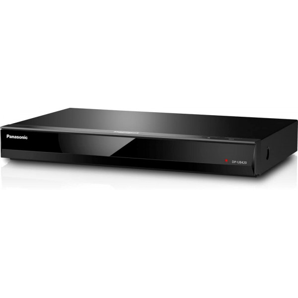 Panasonic Streaming 4K Blu Ray Player, Ultra HD Premium Video Playback con audio de alta resolución, asistencia de voz-DP-UB420-K (negro)