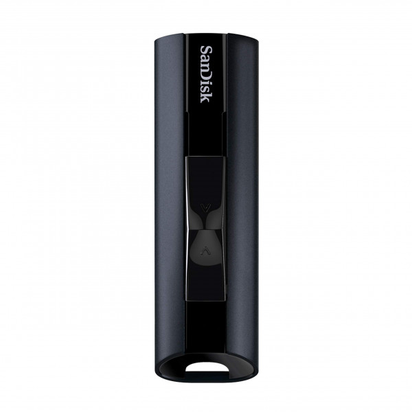 Sandisk 128GB Extreme Pro USB 3.2 Solid State Flash Drive - hasta 420 MB/s, fundición de metal de aluminio duradera - SDCZ880-128G -GAM46, Negro