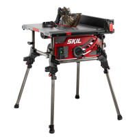 Skil 15 amperios de 10 pulgadas sierra de mesa de trabajo portátil con soporte plegable TS6307-00
