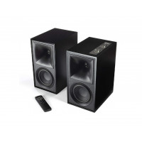 Klipsch los altavoces de estantería alimentados con Fives (Black Matte)