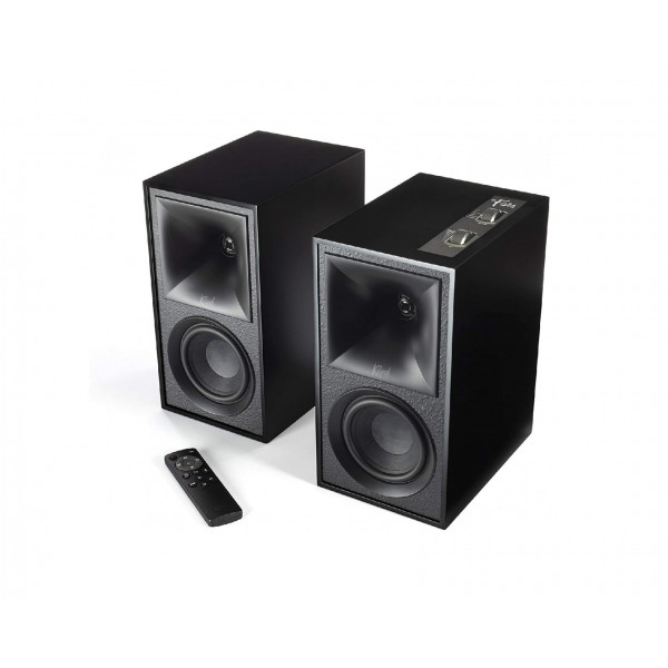 Klipsch los altavoces de estantería alimentados con Fives (Black Matte)