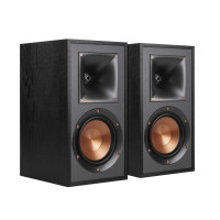 Klipsch R-41m poderoso juego de altavoces de estantería detallada de 2 negros (renovado)