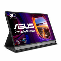 Asus Zenscreen 15.6 1080p Monitor USB portátil (MB16AC)-Full HD (1920 x 1080), IPS, USB tipo C, cuidado de los ojos, estuche inteligente, pantalla externa para computadora portátil, garantía de 3 años, negro