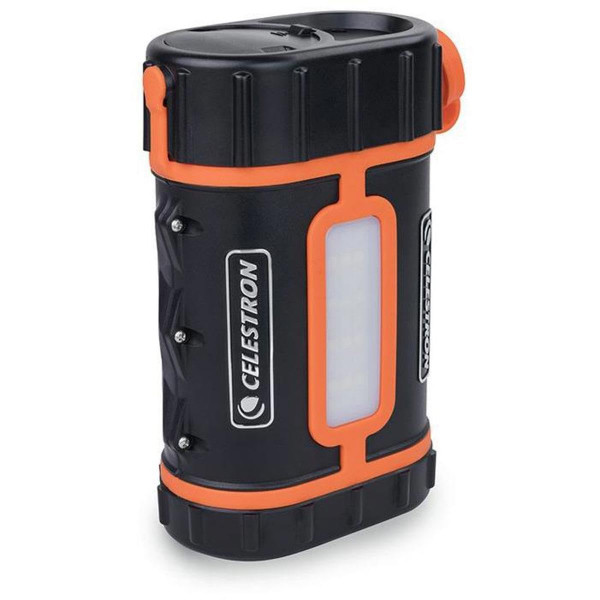 Celestron - Batería Powertank Lithium Pro Telescope - Fuente de alimentación portátil recargable de 12 V para telescopios computarizados - Capacidad de 17 horas/ 158.74wh - Luz LED roja/ blanca - 2 puertos USB
