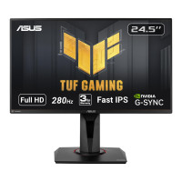 ASUS TUF Gaming VG259QM 24.5 ”Monitor, 1080p Full HD (1920 x 1080), IPS rápido, 280Hz, compatible con Sync, sincronización de desenfoque de bajo movimiento de bajo