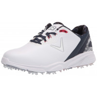 Zapato de golf Coronado V2 de Callaway Men's, blanco/azul/rojo, 9 de ancho