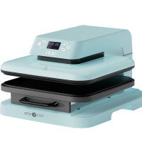 HTVRONT Auto Heat Press Machine para camisetas - Presiona Heat 15x15 con liberación automática - Calienta rápido y calor de manera uniforme, máquinas de prensa de calor profesional para HTV, sublimación, proyectos de transferencia de calor