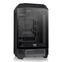 Torre Termaltake 300 Case negro micro-ATX; Ventilador CT de 2x140 mm incluido; Apoya hasta un radiador de hasta 420 mm; El kit de soporte de chasis opcional permite la pantalla horizontal; CA-1Y4-00S1WN-AZ; Garantía de 3 años