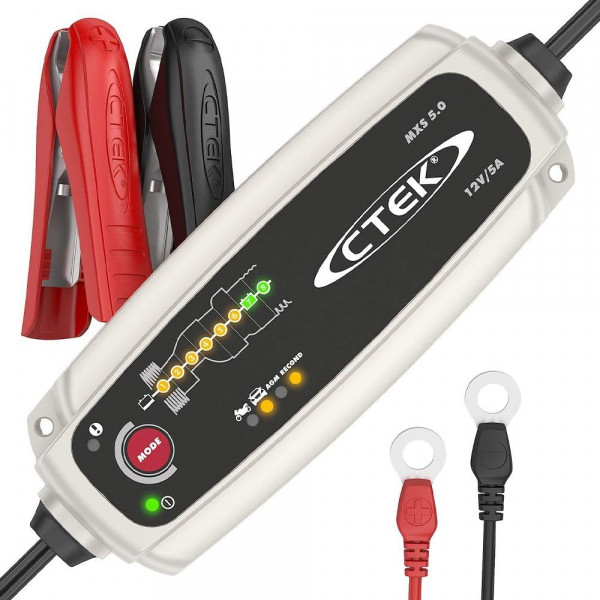 CTEK (56-305) Euro Charger MXS 5.0 EU 12 voltios/5a