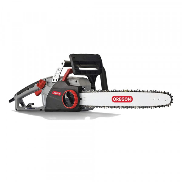 Oregon 2400W Potente Self-Sharpening Cable ELECTRICAW con barra de guía de 18 pulgadas (45 cm), motos de retroceso de 15 amperios de retroceso bajo, con cadena integrada de PowerSharp, garantía de 3 años (CS1500)