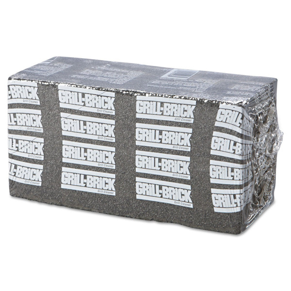 Cleaner GB12 de parrilla de parrilla de 3m, 12 paquete de 3.5 pulgadas x 4 en x 8 en ladrillos de parrilla, servicio pesado, limpia grasa y aceite carbonizados, limpieza de plancha de plancha plana, cocina comercial