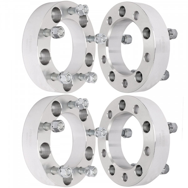 ECCPP 4pcs 1.5 pulgadas 5 Lug 5x139.7 mm de los espaciadores de ruedas 5x5.5 a 5x5.5 1/2 Cabeza de 108 mm para Dodge Ram 1500 1994-2001 | para Dodge Ramcharger 1974-1993 para Ford E-150 Econoline 1992-2002
